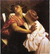 Lord Frederic Leighton Orpheus and Euridice oil